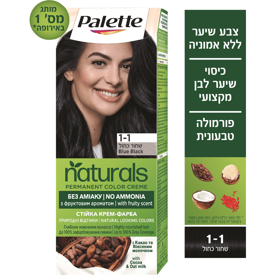 פאלטה נטורלס1-1שחור כחול