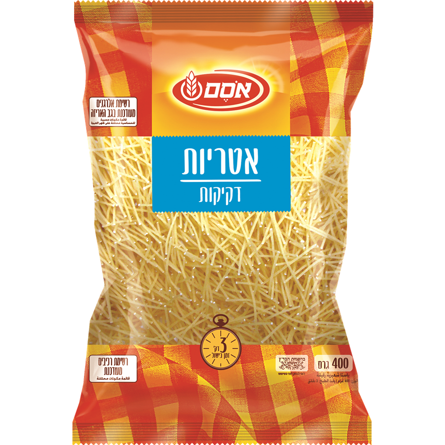 אטריות דקיקות 400 ג' אסם