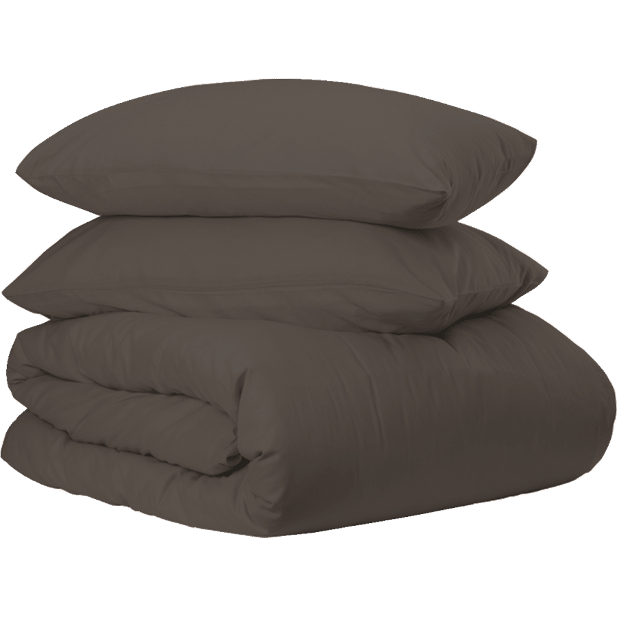 סדין חלק אפור כהה