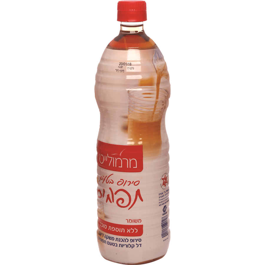 סירופ בטעם תפוחים ללא תוספת סוכר