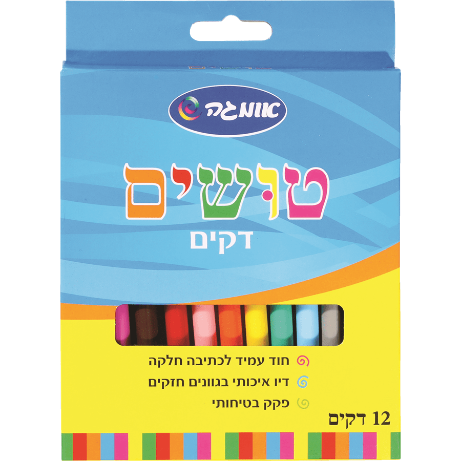 12 טושים דקים