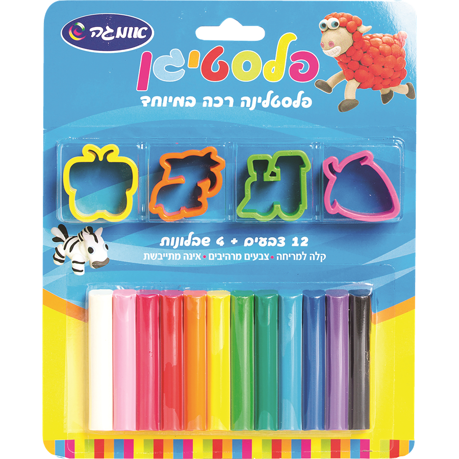 פלסטיגן 12 צבעים
