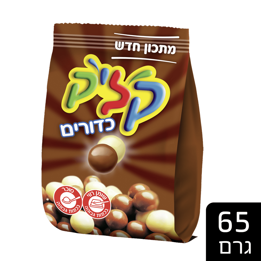קליק - מעורב חום לבן תפזורת 65 גרם