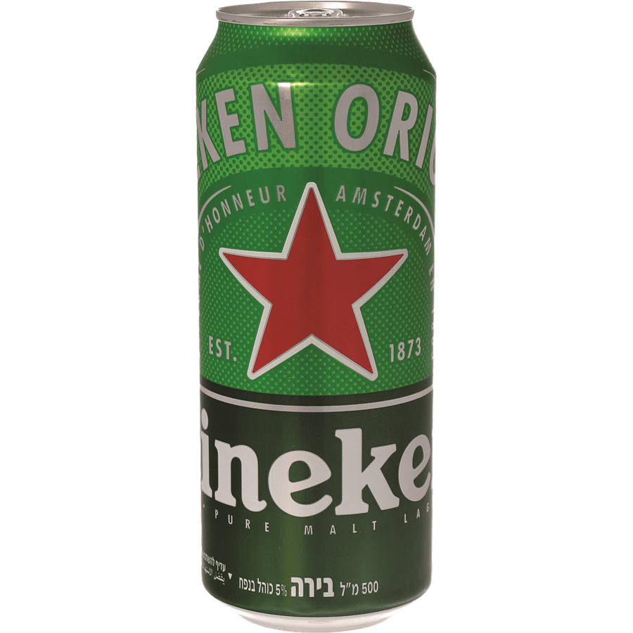הייניקן פחית 500