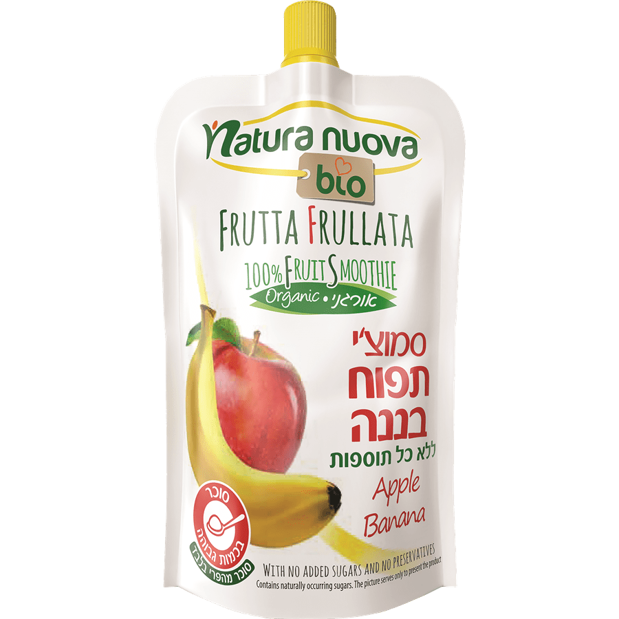 סמוזי תפוח בננה 100 גר נטורה נובה