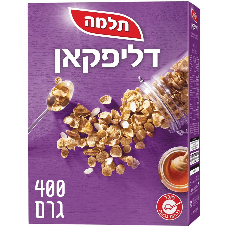 דליפקאן - דגני בוקר 400 גרם