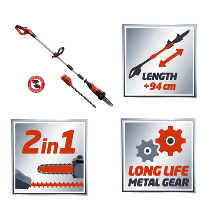 גוזם גדר חי+משור  גוף