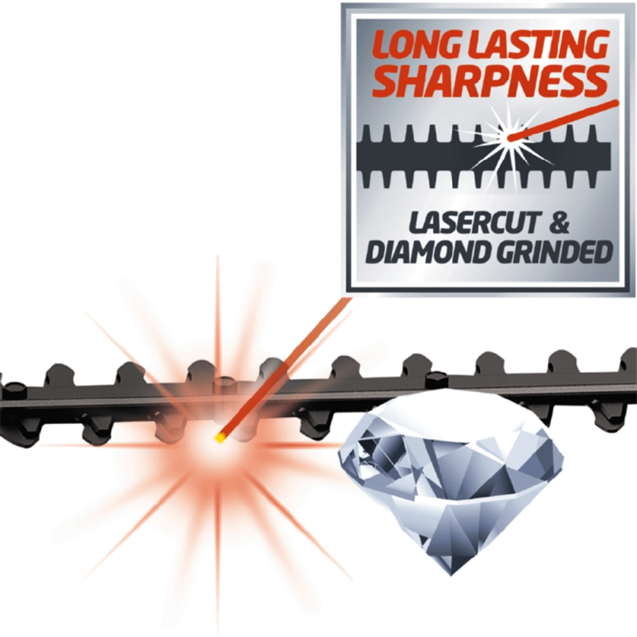 גוזם גדר חי+משור  גוף