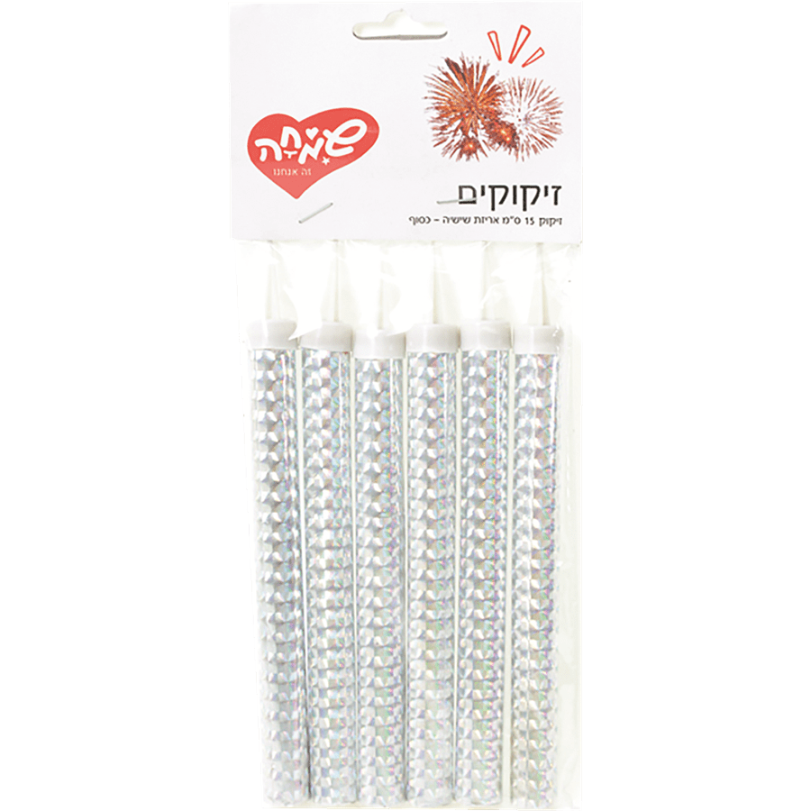 זיקוקים 15 ס"מ כסוף