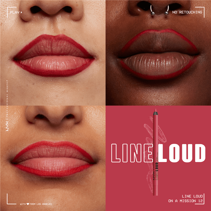 עפרון תוחם שפתיים LINE LOUD  12 ON A MIS