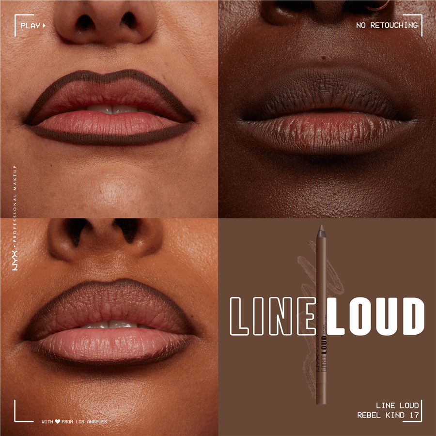 עפרון תוחם שפתיים LINE LOUD  גוון 17 REB