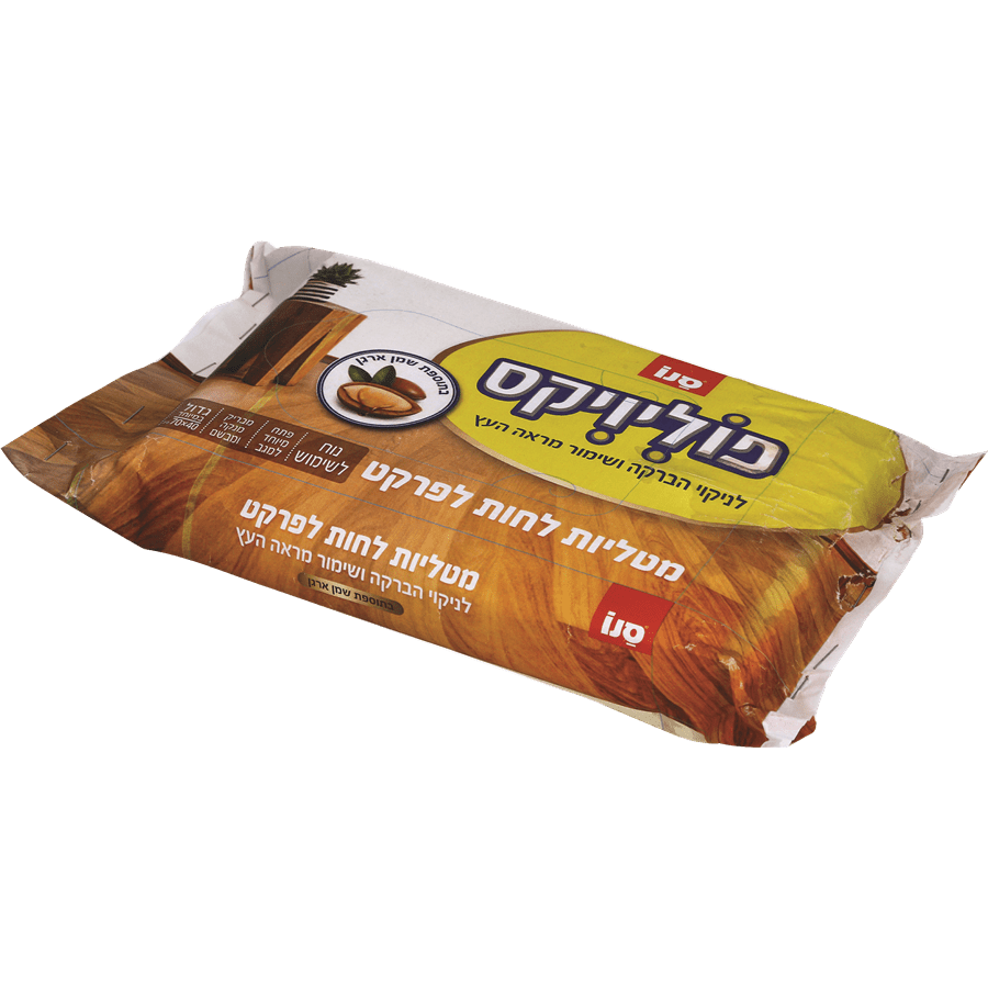 סנו - פוליויקס מטליות לחות לפרקט 10 יח'