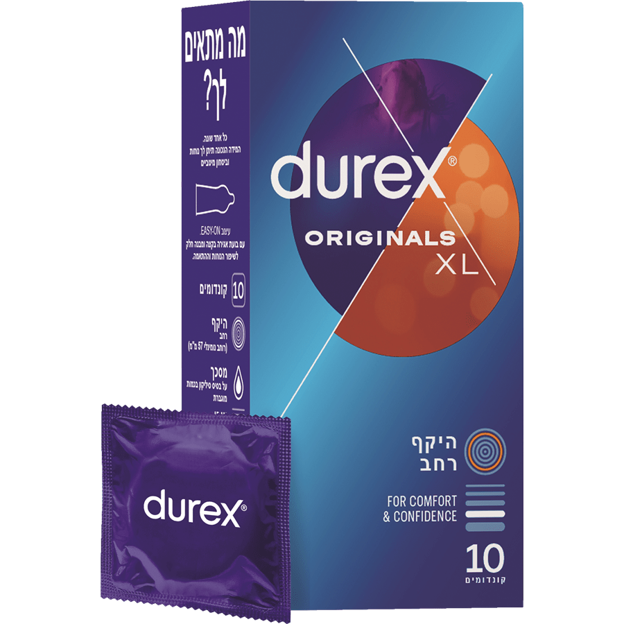 דורקס אקסטרה לארג' 10 יח