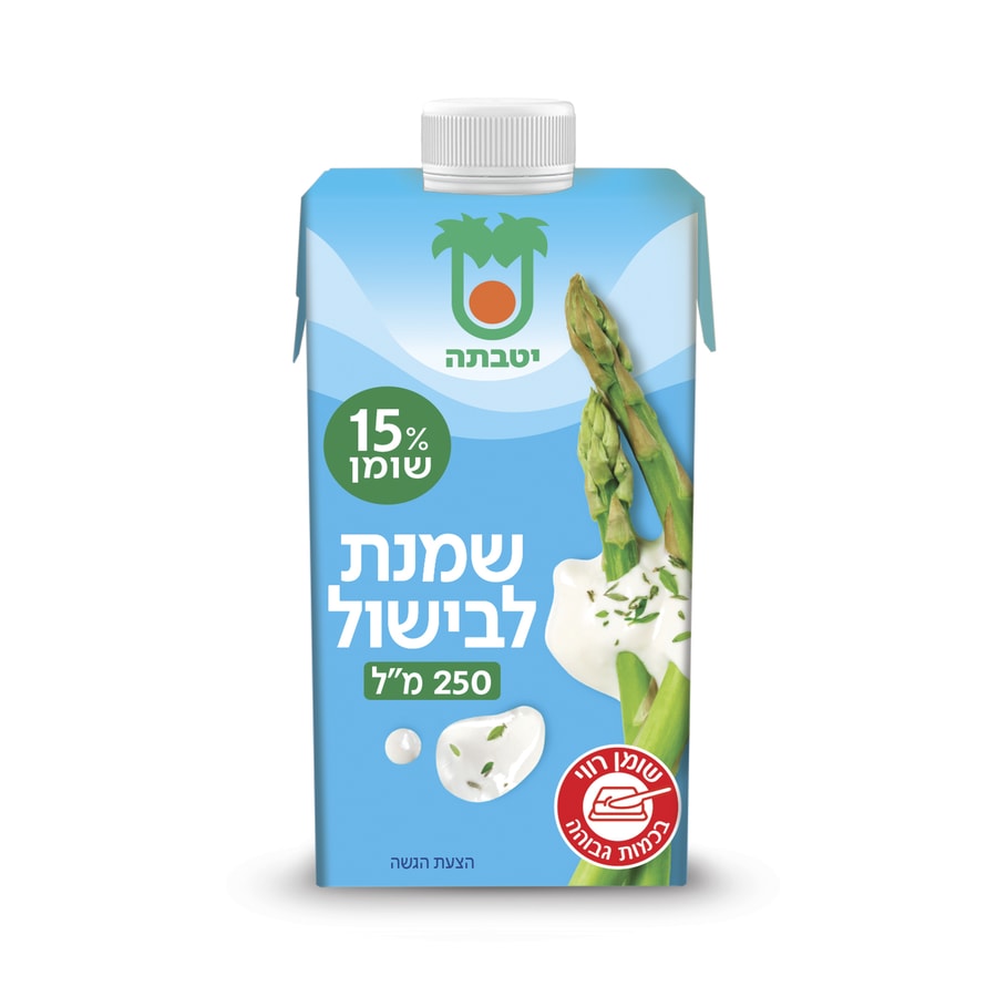שמנת לבישול 15% מהדר
