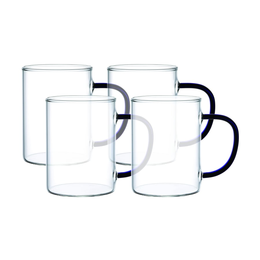 סט 4 כוסות זכוכית דקה