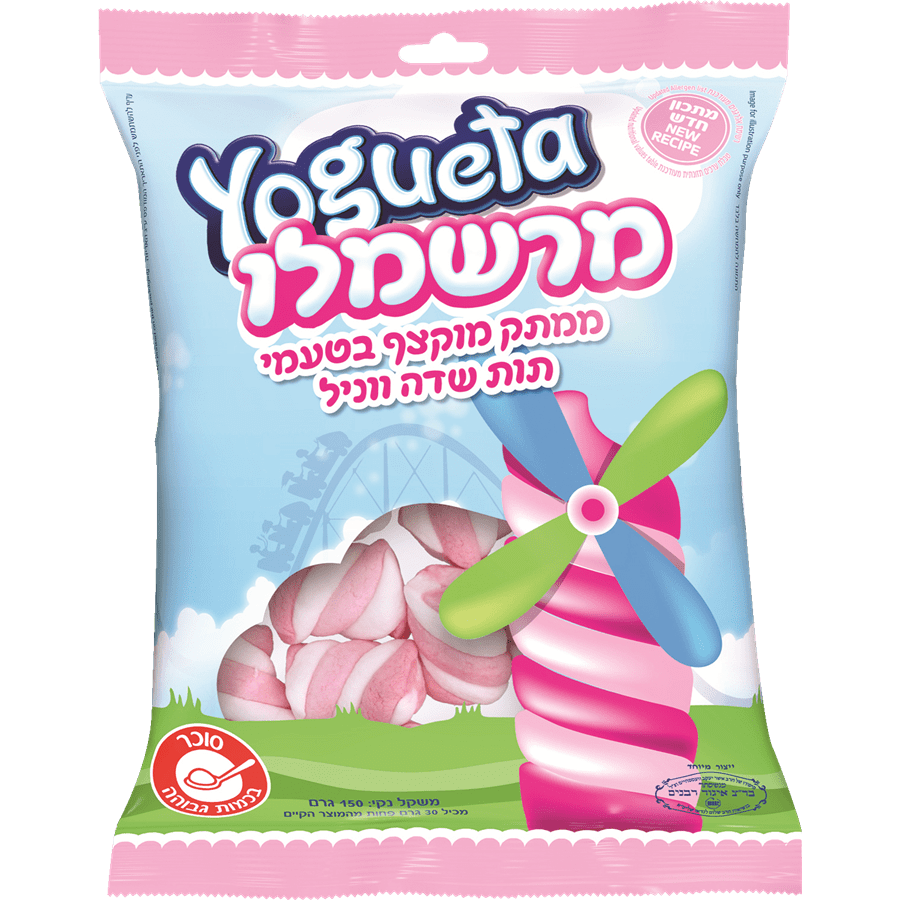 יוגטה - מרשמלו מגולגל 180 גרם