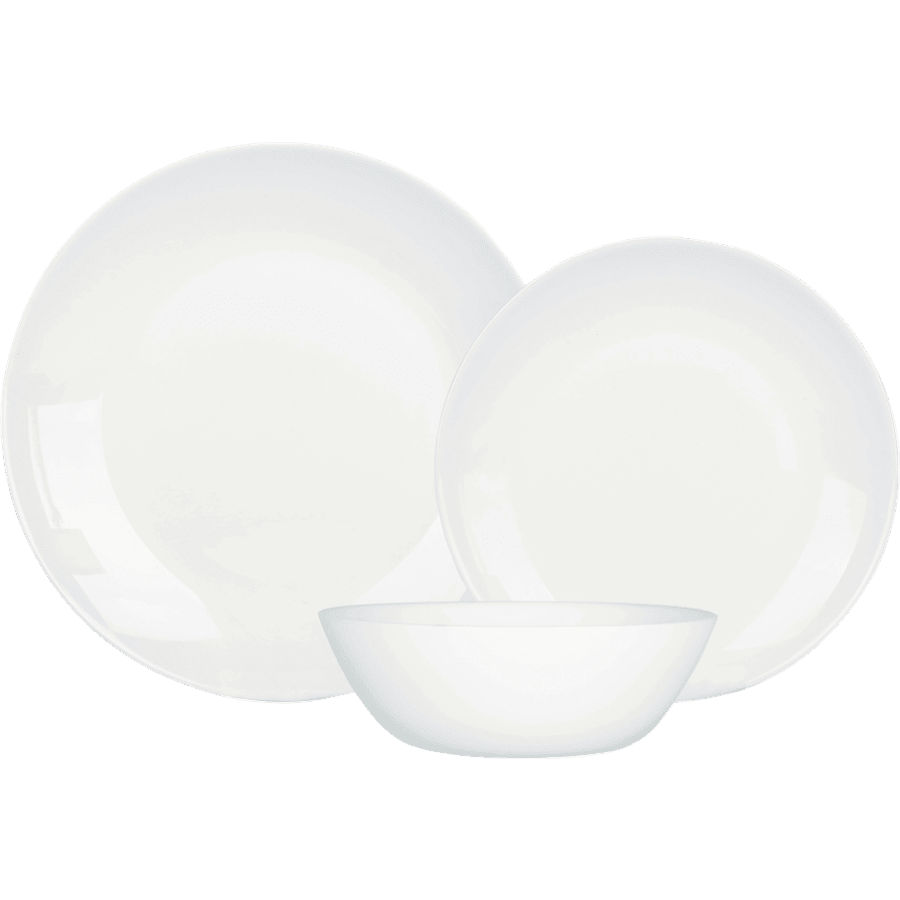 סט אוכל זכוכית אופל