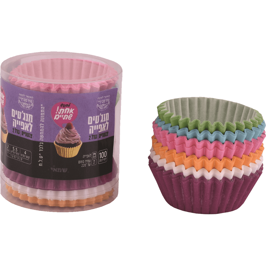 מנג'טים צבעוניים גודל 2