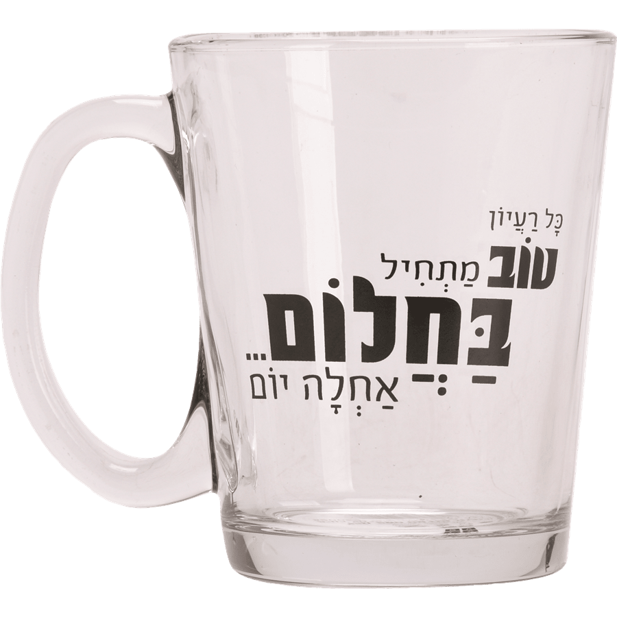 מאג זכוכית מודפס