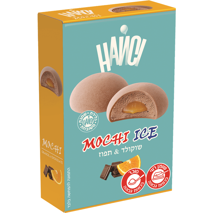 גלידת שמנת משובחת MOCHI שוקולד תפוז 240