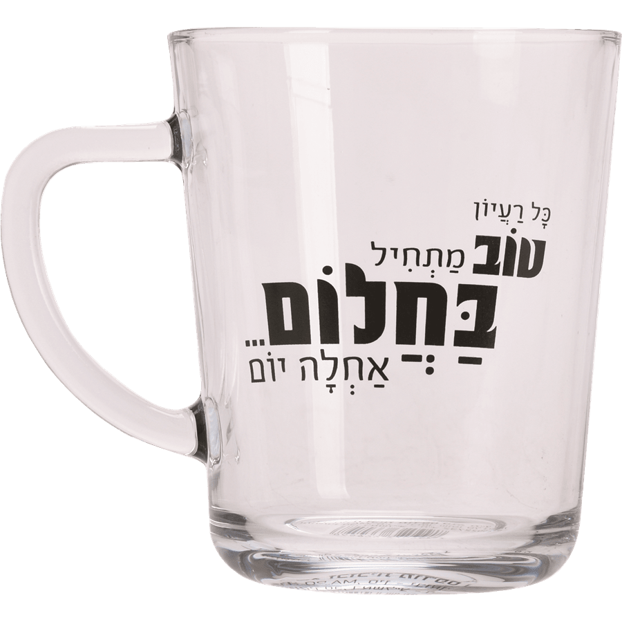 מאג זכוכית מודפס