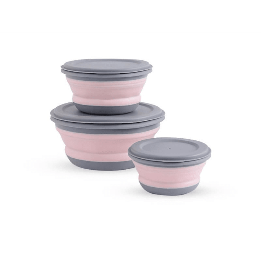 סט 3 קערות ורוד