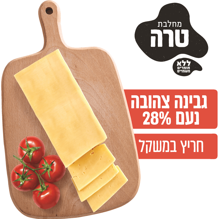 נעם גבינה צהובה 28% במשקל