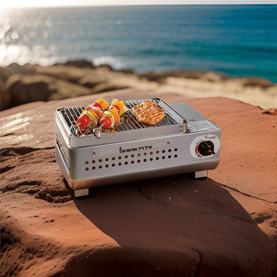 גריל נייד+4 מיכלי גז