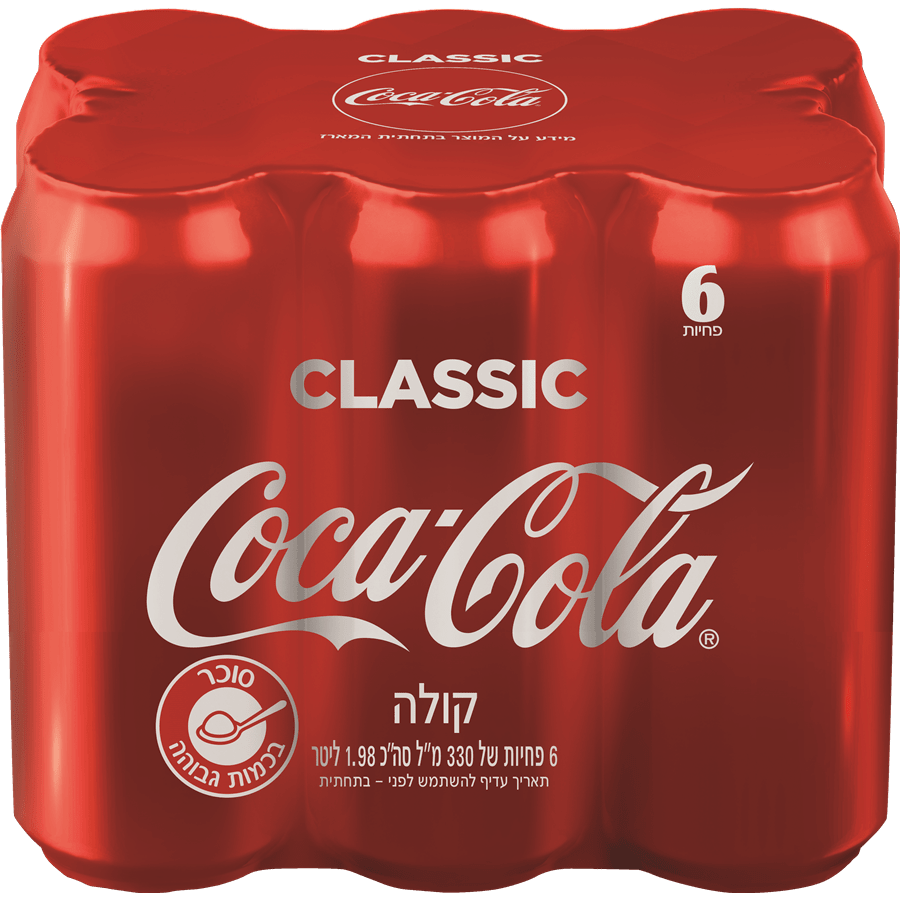 מארז קוקה קולה 330*6