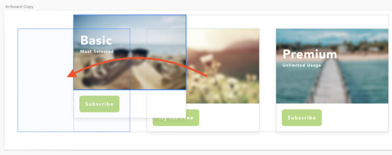 場所の入れ替え