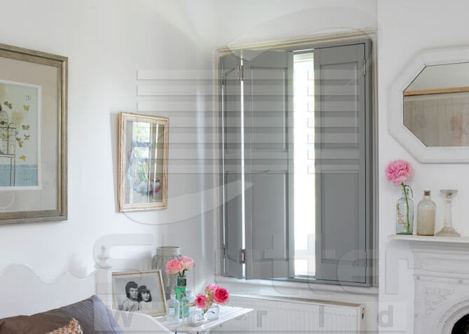 solid hardwood shutters