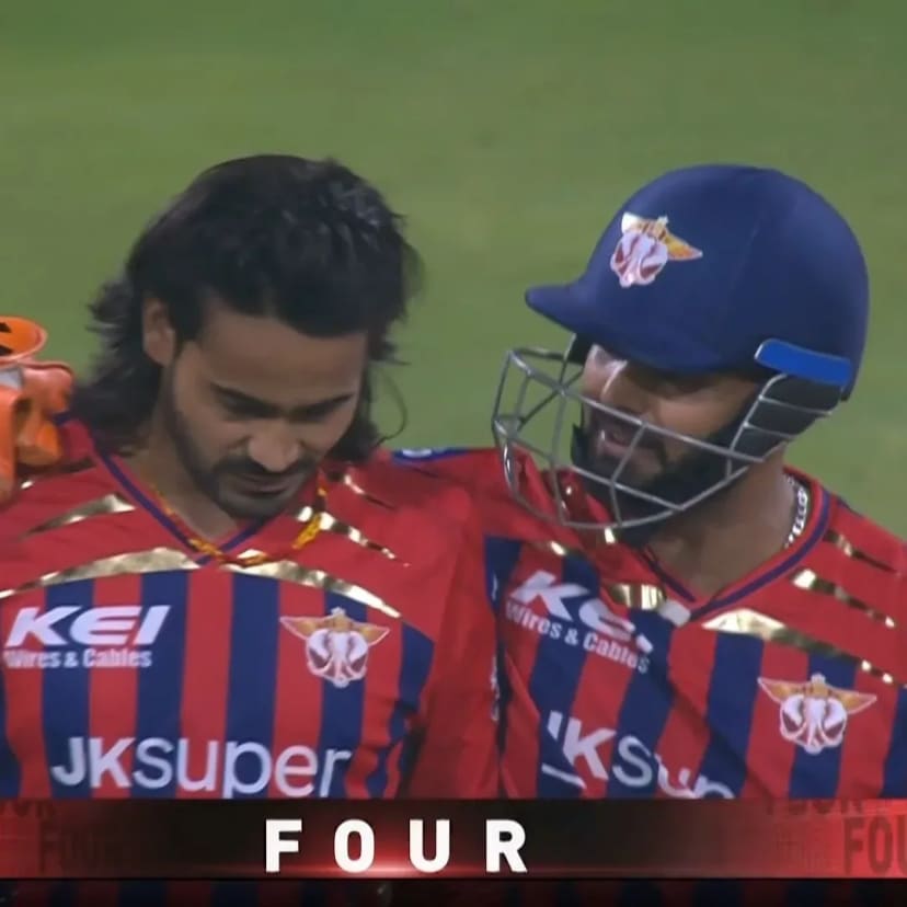 This moment, right here won the game for LSG. Rishabh Pant the captain needs the real hype.
Damn good move to back digvesh rathi.