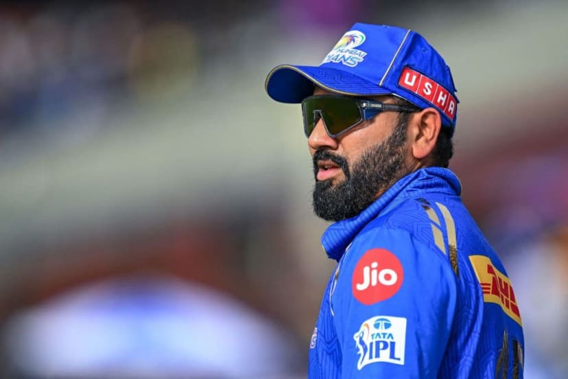 Rohit Sharma in Mumbai Indians Jersey