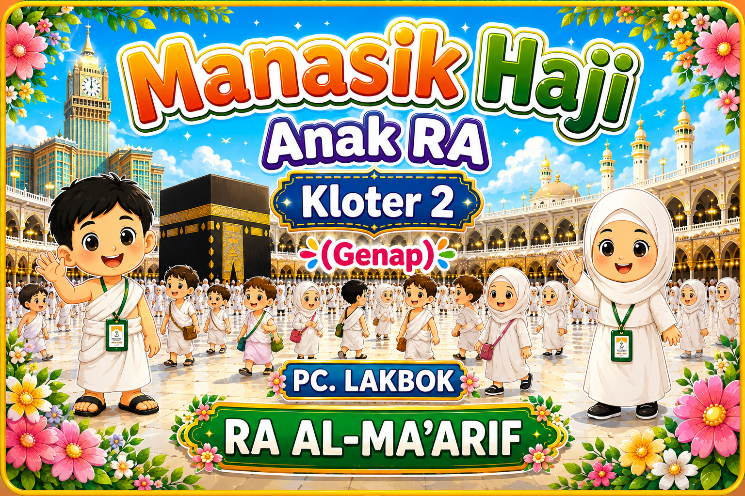 Banner Manasik Haji Anak RA