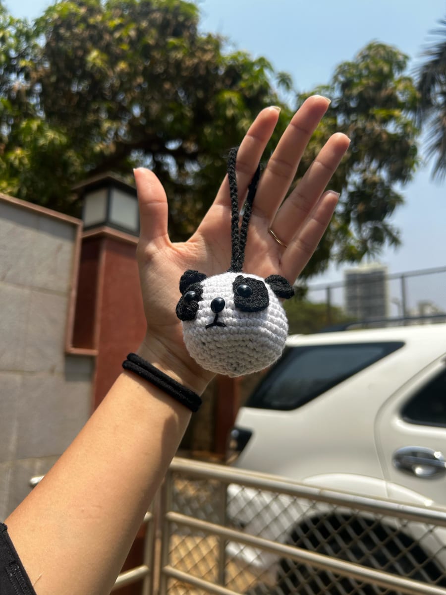 Crochet Panda Soft Toy – Handmade Amigurumi Plush thumbnail 2