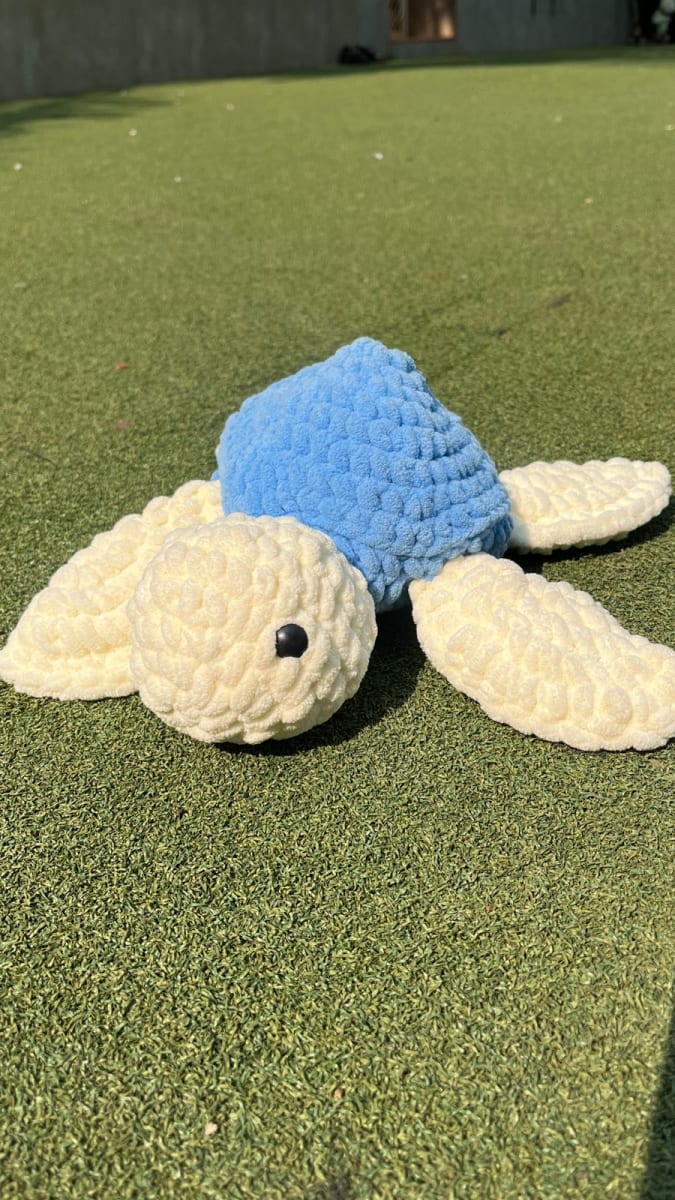 Crochet Turtle Plushie – Handmade Soft Toy thumbnail 3