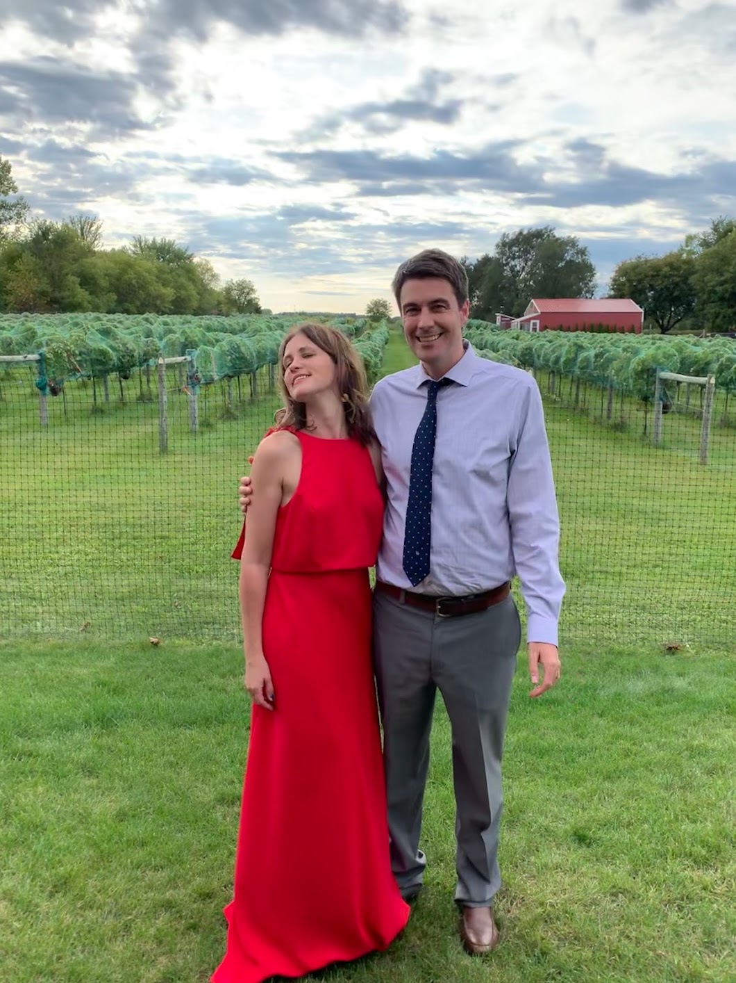 Jill Stuart Elegant Red Maxi Dress