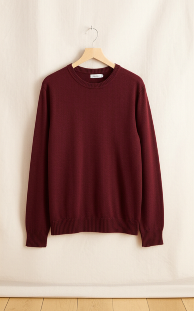 Nordstrom Maroon Cashmere Sweater