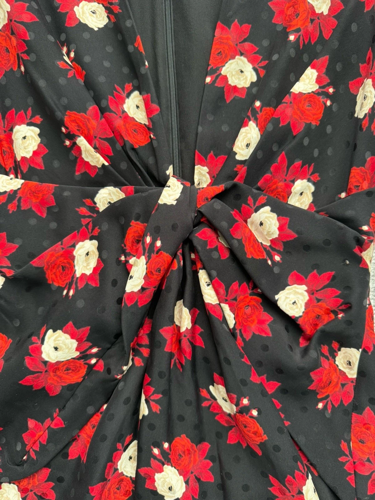 Saint Laurent Floral Silk Mini Dress