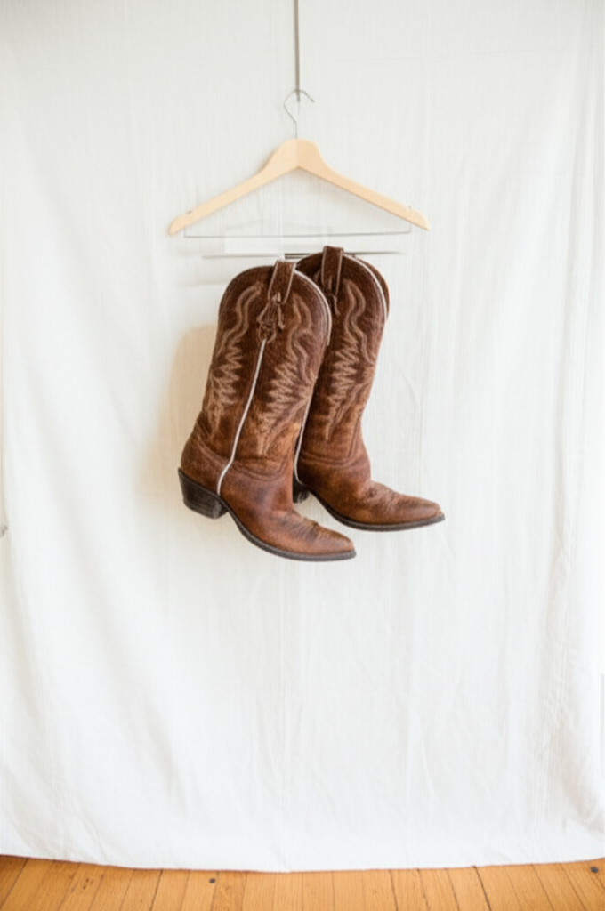 Justin Cowboy Boots - Vintage Charm