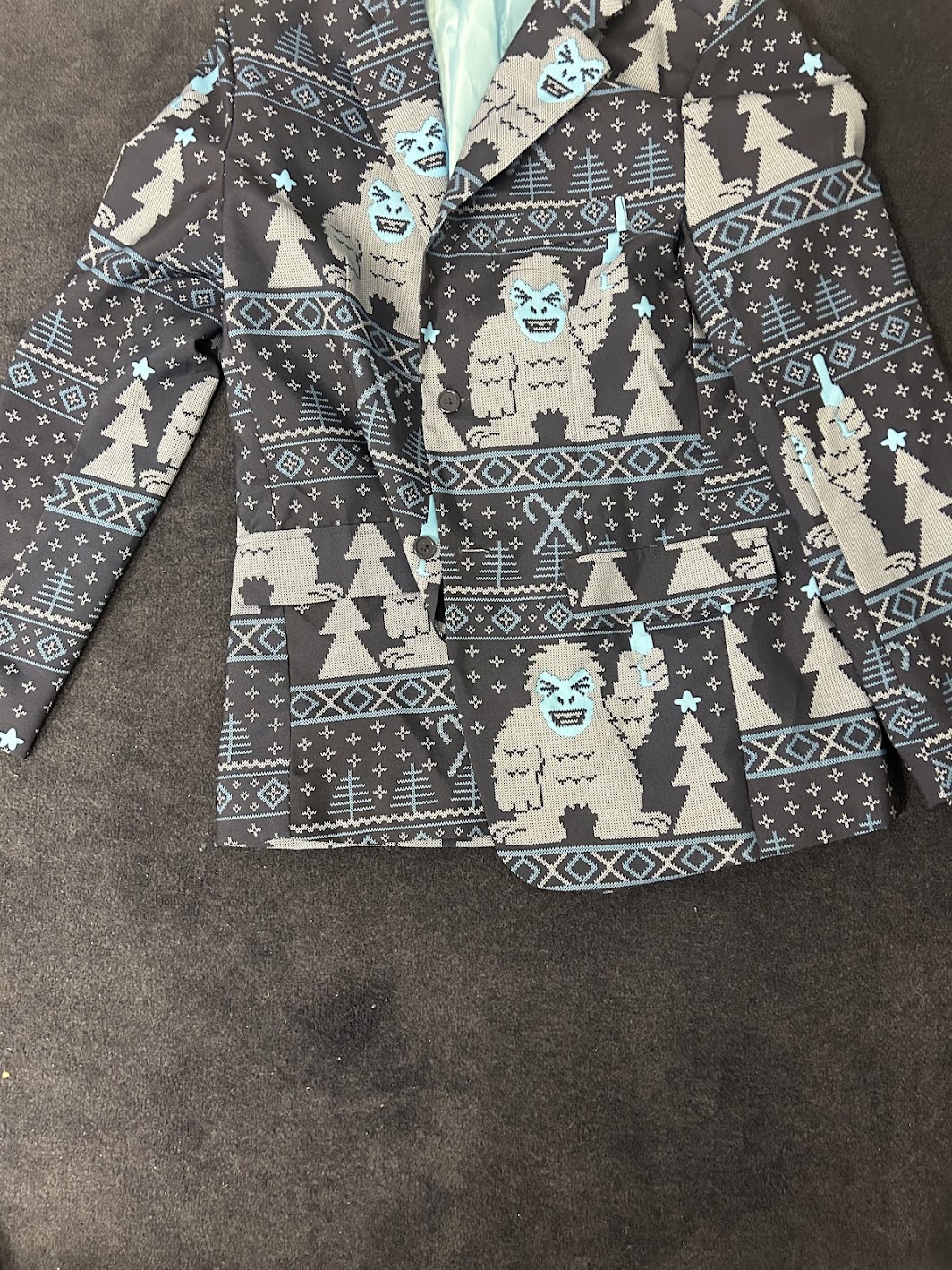 Dec 25th Abominable Snowman Suit Coat