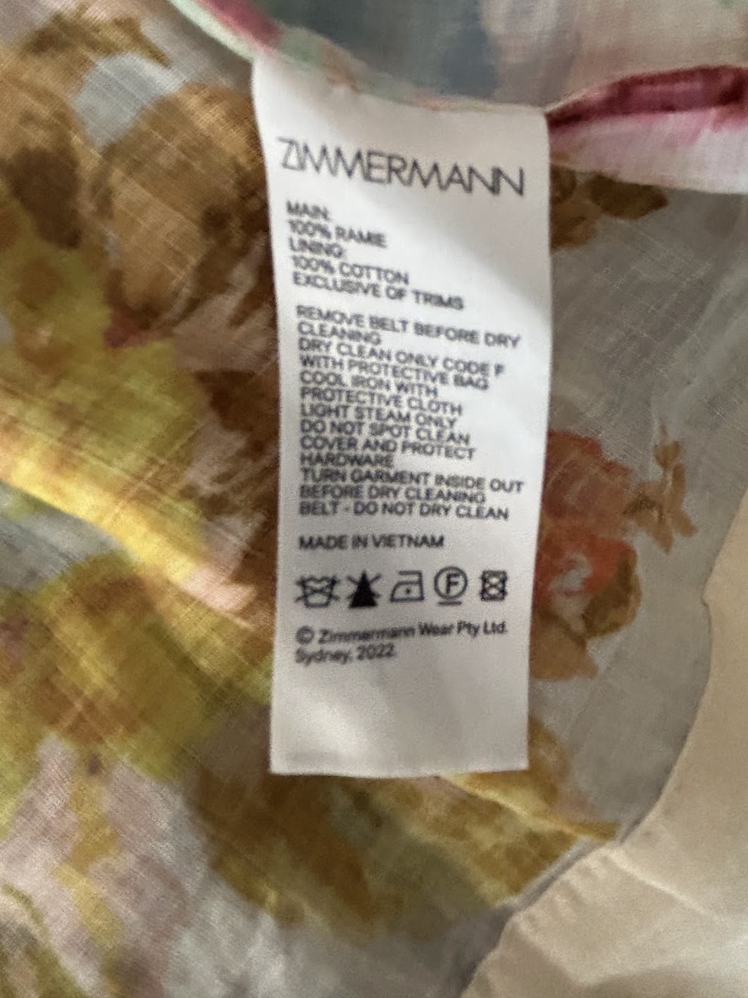 Zimmerman Colorful Floral Dress