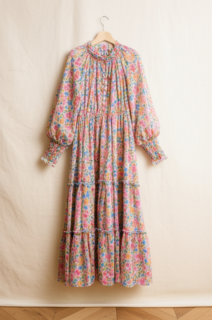 Zimmerman Colorful Floral Dress - Studio Shot