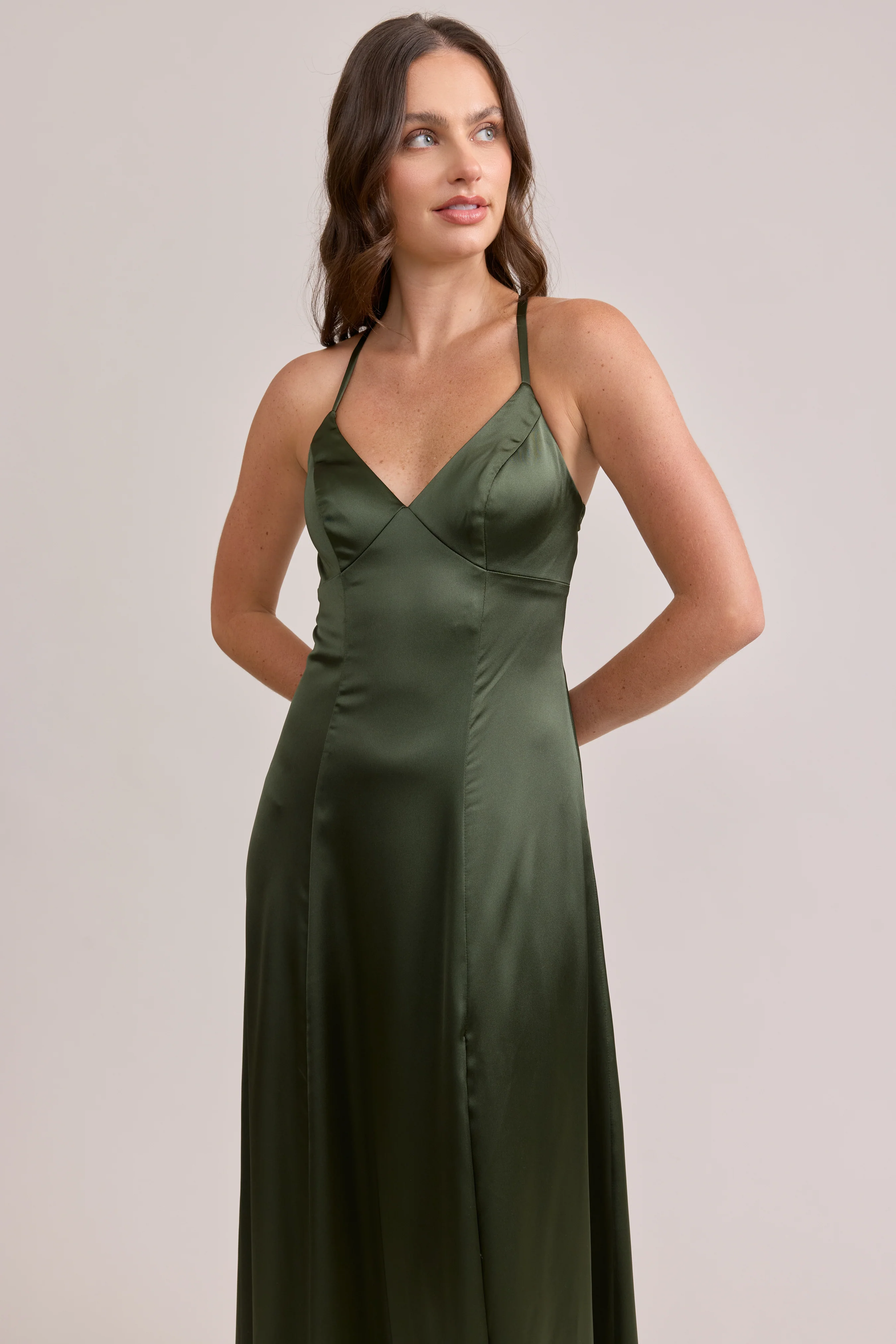 Revelry Karsyn Satin Dress
