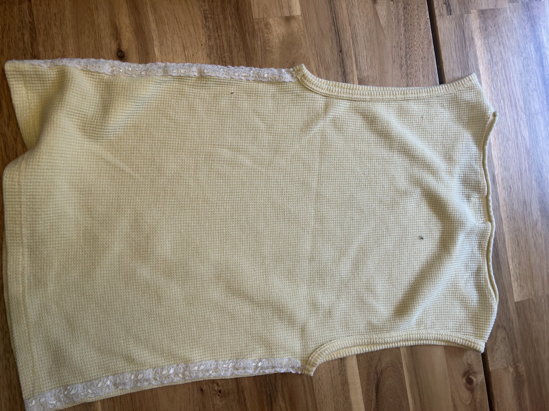 BBG Yellow Knit Tank Top