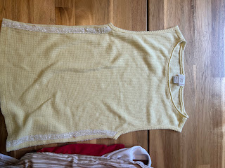 BBG Yellow Knit Tank Top