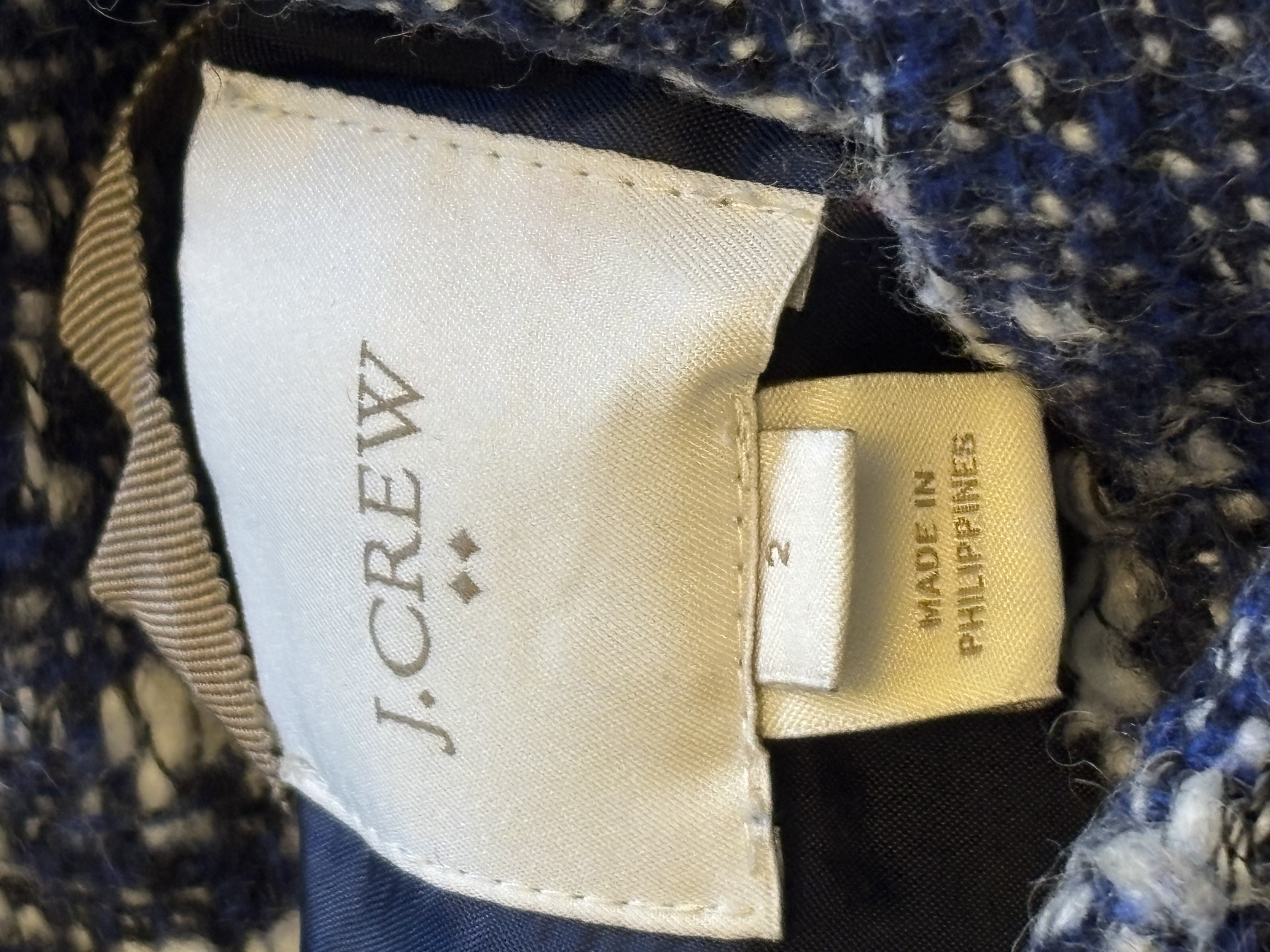 J.Crew Elegant Tweed Coat