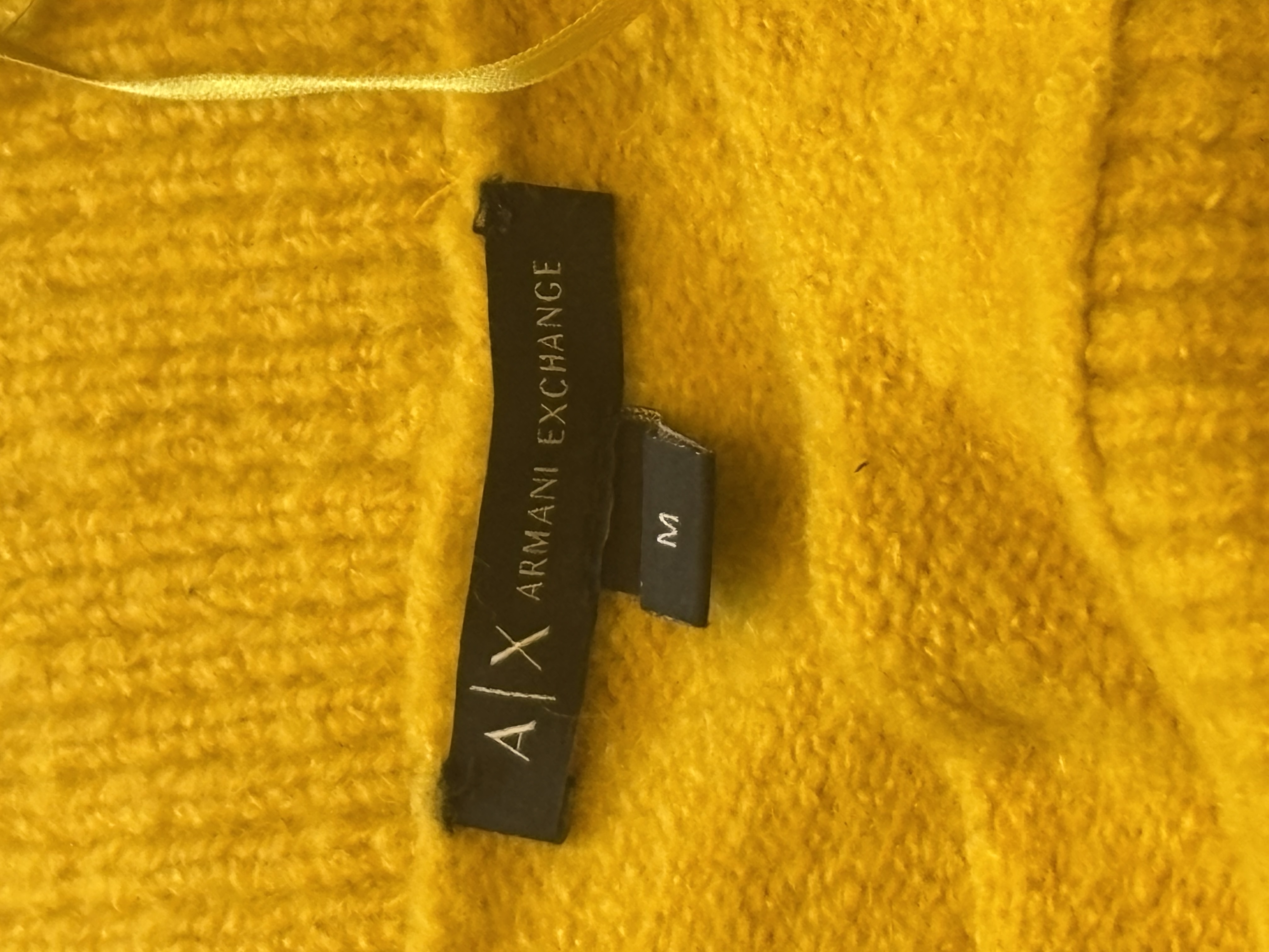 Armani Exchange Cozy Off-Shoulder Sweater