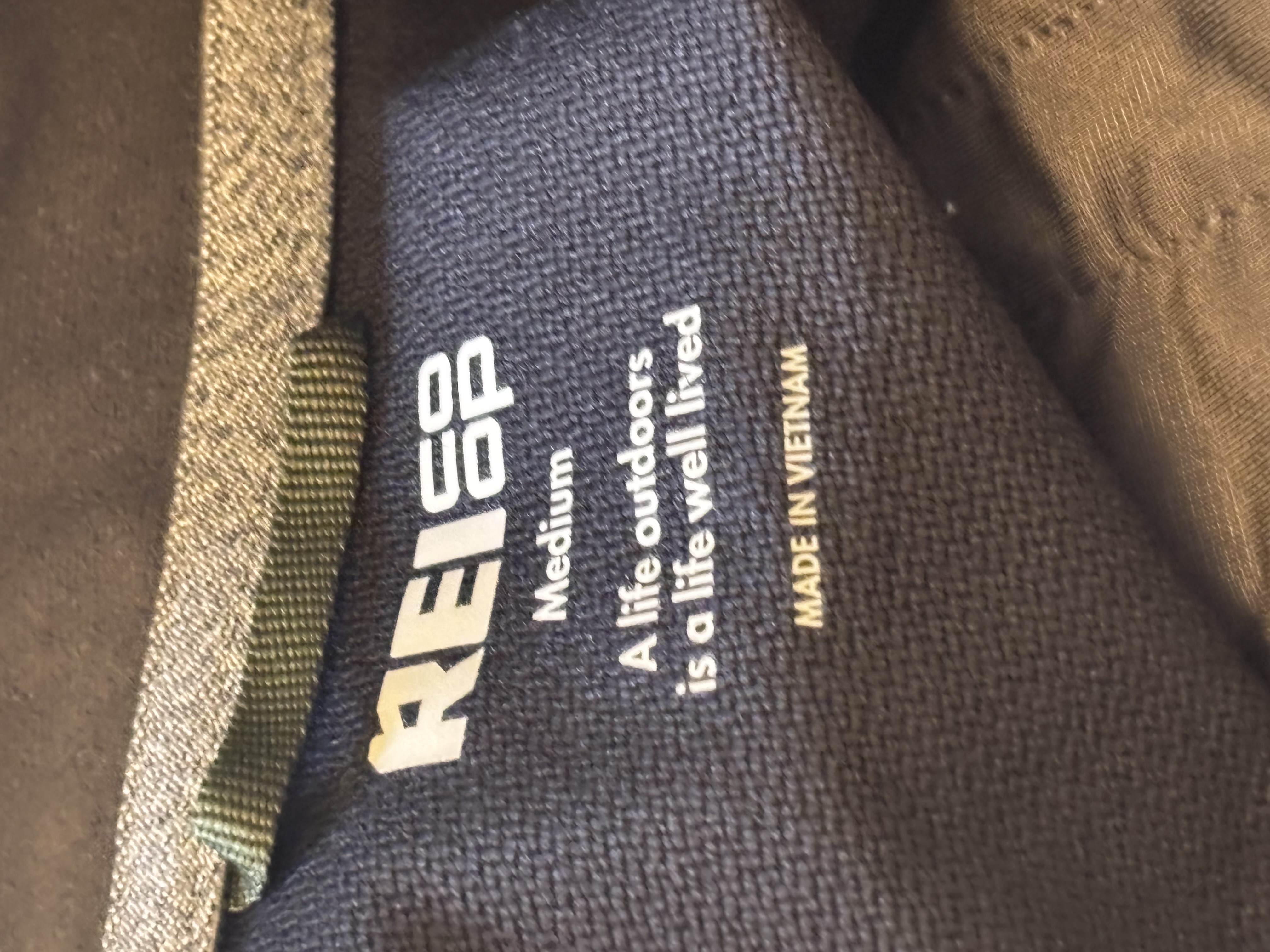REI Co-op Green Windbreaker Jacket