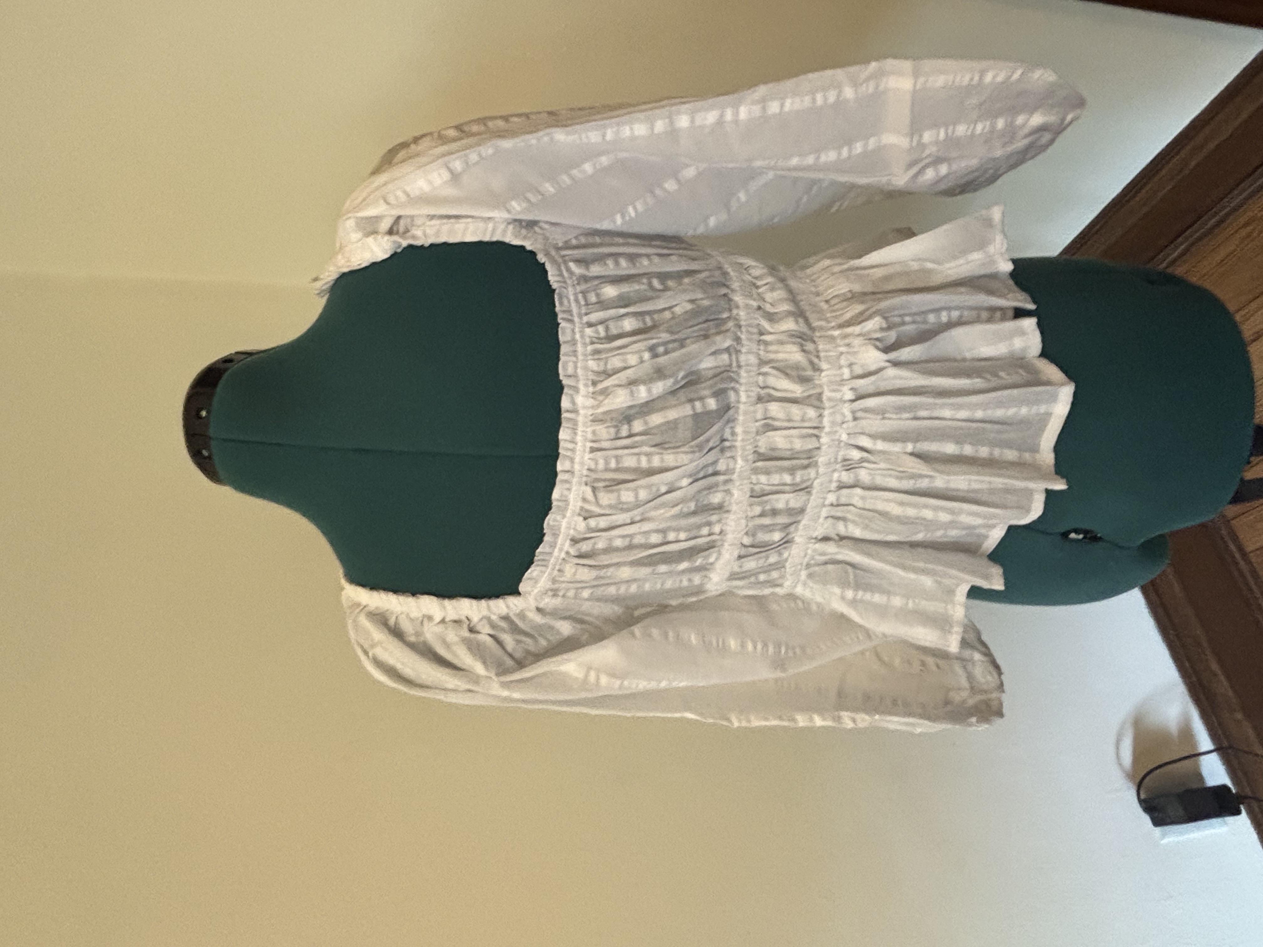 J.Crew White Peplum Blouse